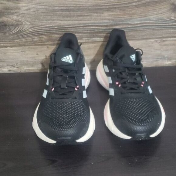 New‎ Adidas Solar Glide Womens Black Running Shoes Size 10 Lightweight Athletic - Picture 3 of 8